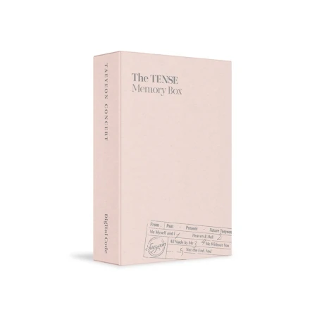 TAEYEON (SNSD) - CONCERT THE TENSE MEMORY BOX