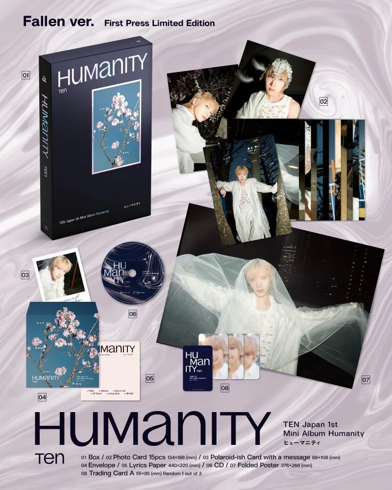 TEN (WAYV) - HUMANITY (1ST JAPANESE MINI ALBUM) - Image 4
