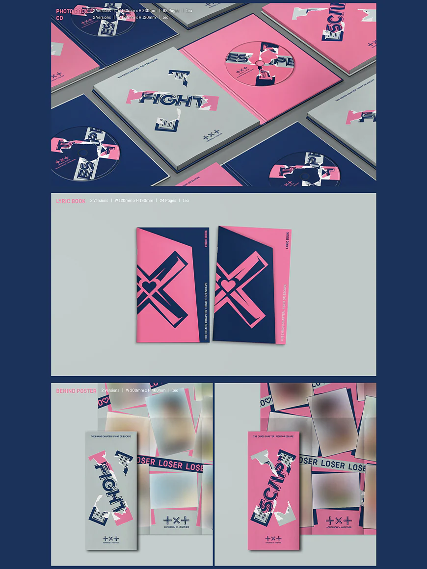 TOMORROW X TOGETHER (TXT) - The Chaos Chapter : FIGHT OR ESCAPE (2nd Album Repackage) - Image 3