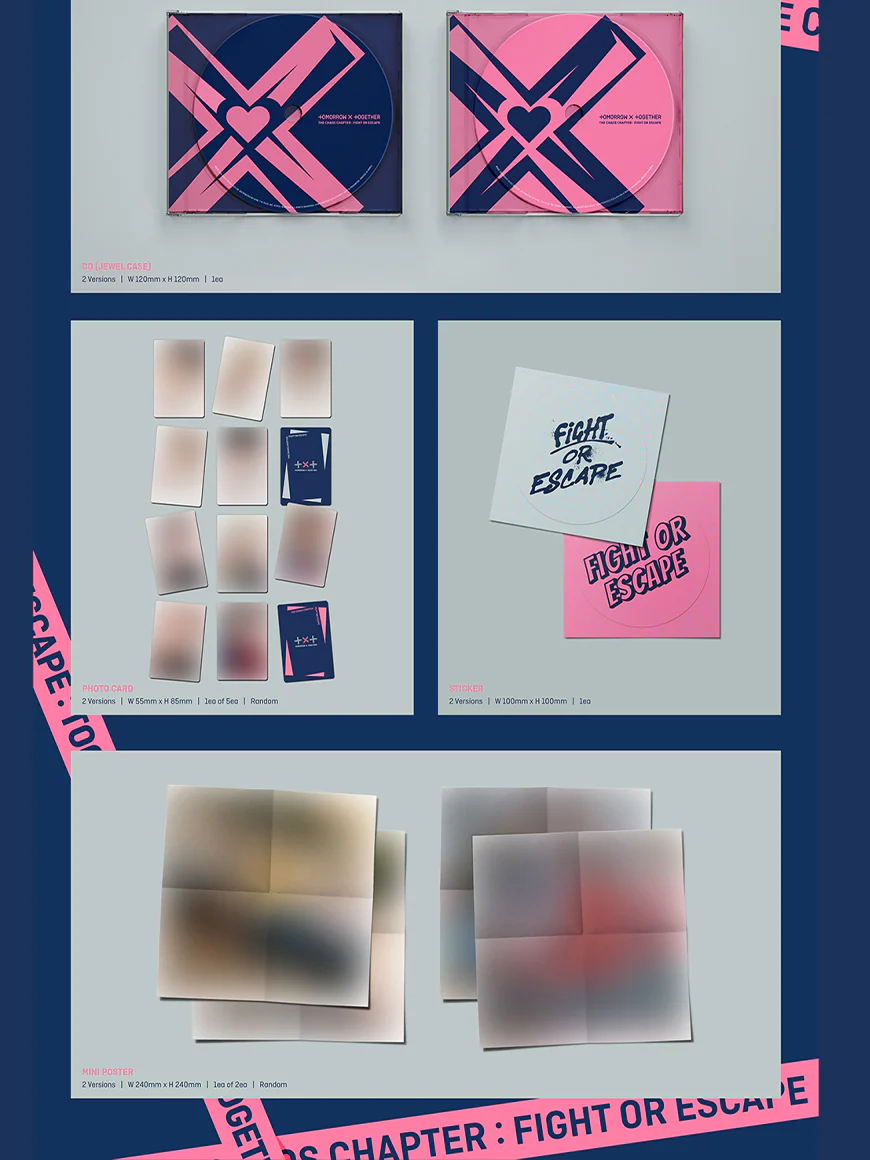 TOMORROW X TOGETHER (TXT) - The Chaos Chapter : FIGHT OR ESCAPE (Together Version) - Image 3
