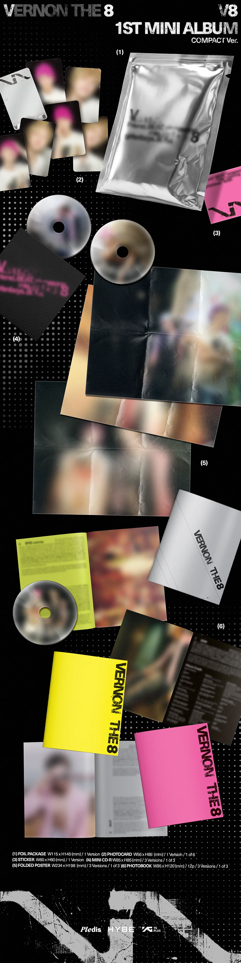 V8 (SEVENTEEN) - 1ST MINI ALBUM [V8] COMPACT VER. - Image 2