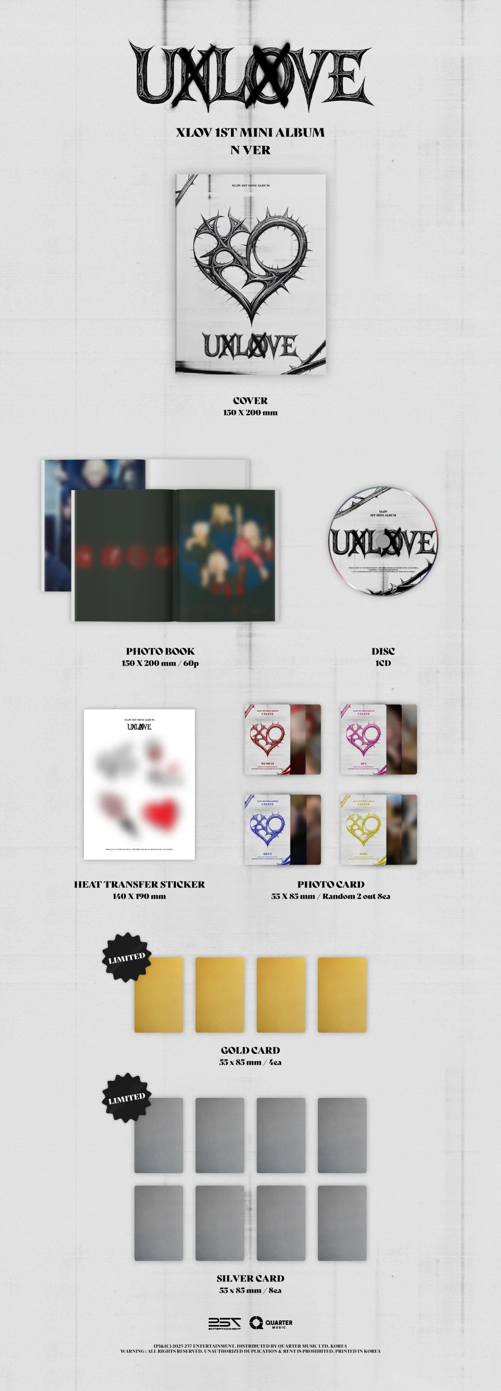 XLOV - UXLXVE (1ST MINI ALBUM) - Image 2