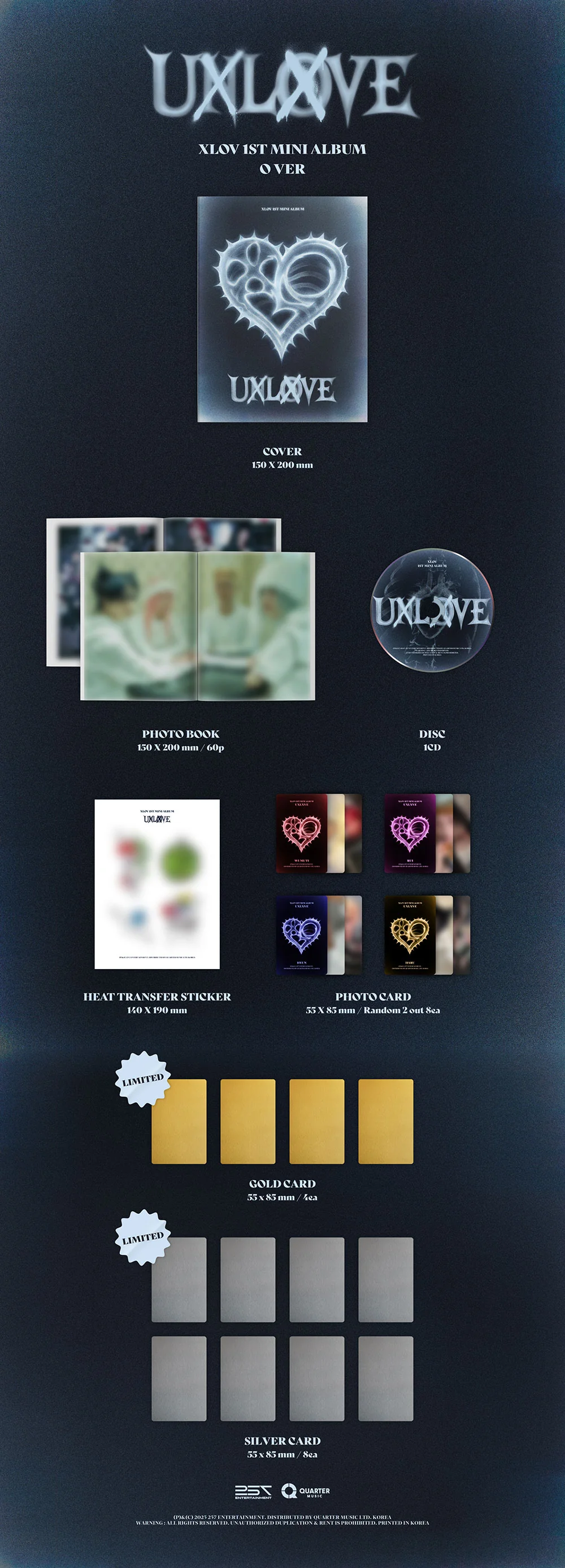 XLOV - UXLXVE (1ST MINI ALBUM) - Image 3