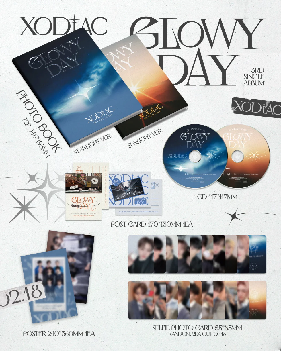 XODIAC - GLOWY DAY (3RD SINGLE ALBUM) - Image 2