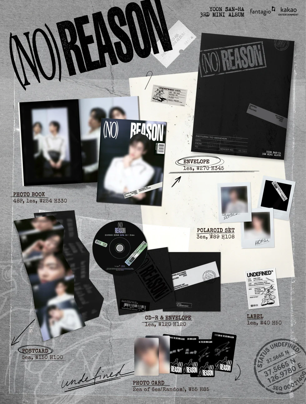 YOON SAN HA (ASTRO) - 3RD MINI ALBUM [NO REASON] - Image 2