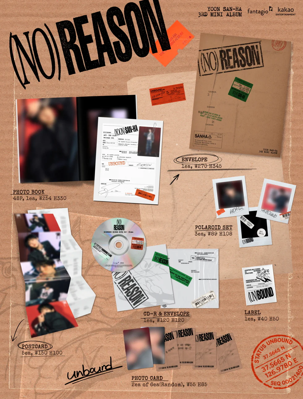 YOON SAN HA (ASTRO) - 3RD MINI ALBUM [NO REASON] - Image 3