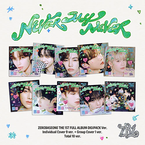 ZEROBASEONE - NEVER SAY NEVER (DIGIPACK VER.) [1ST FULL ALBUM]